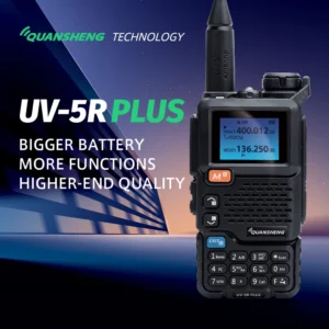 Quansheng UV-5R PLUS Multi Band 5W Long Range Walkie Talkie Ham Two Way Radio UV5R plus