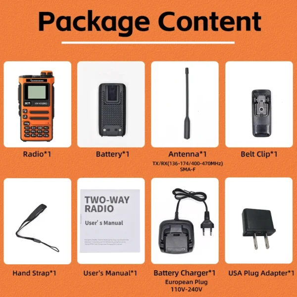 Quansheng UV K5 88 Walkie Talkie 512Kb Large Memory Long Range Portable Two Way Radio FM Ham Wireless Transceiver Communication - Image 6