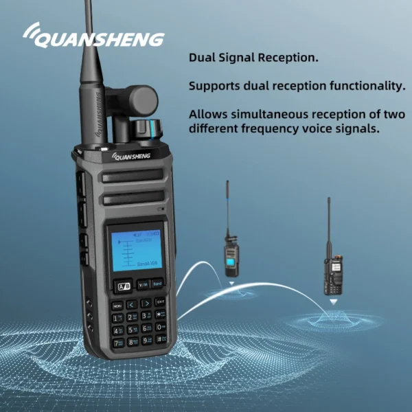 Quansheng TK11 5 Walkie Talkie Long Range 10W Two Way Radio Ham CB Shortwave NOAA SSB AM FM Amateur Transceiver Wireless set - Image 3