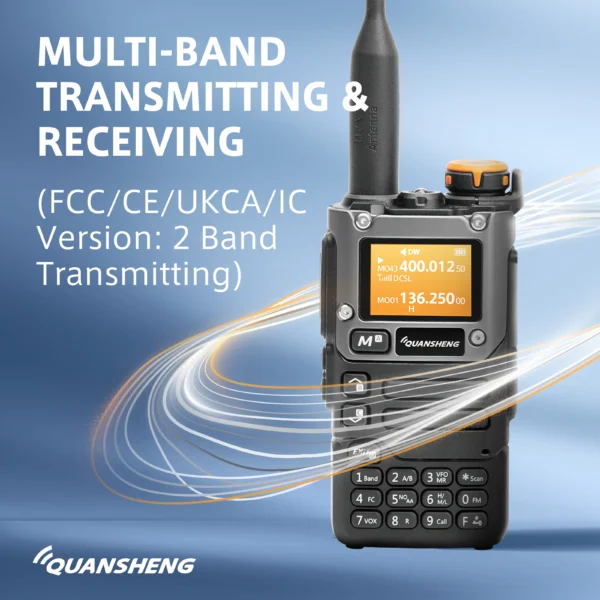Quansheng UVK58 Dual Band 5W Walkie Talkie Two Way Radio UVK6 - Image 2