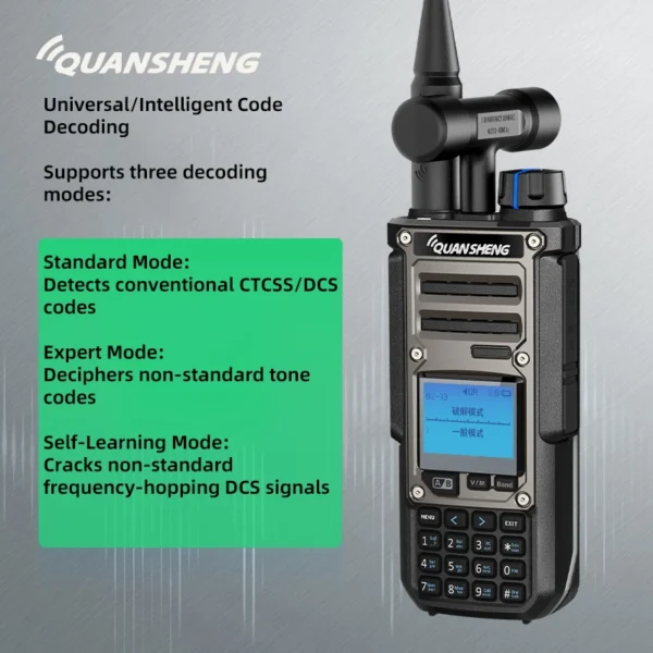 Quansheng TK11 8 Walkie Talkie Two Way Radio Portable Long Range 10W Transceiver Ham Amateur CB Shortwave Receiver AM FM NOAA - Image 4