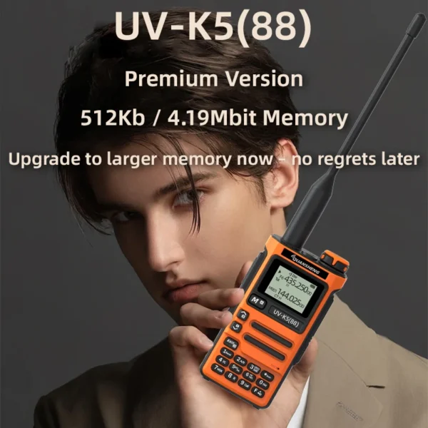 Quansheng UV K5 88 Walkie Talkie 512Kb Large Memory Long Range Portable Two Way Radio FM Ham Wireless Transceiver Communication - Image 2