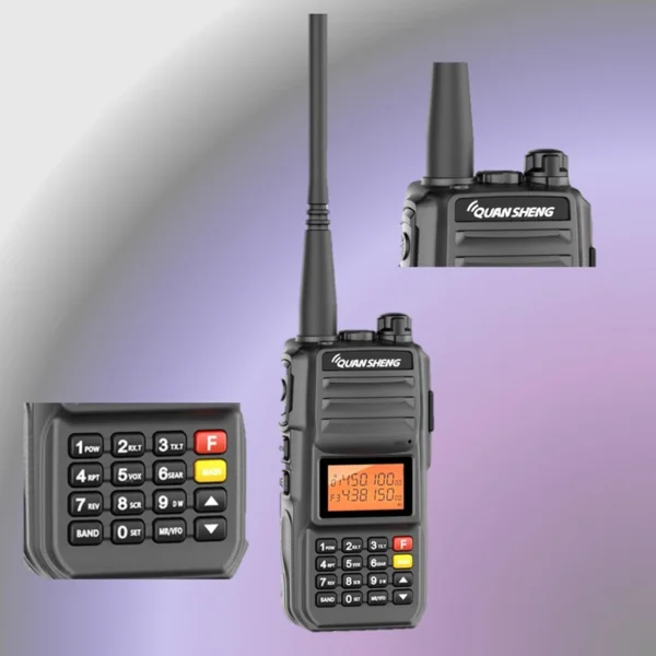 Walkie-talkies QUANSHENG TG-UV2 plus Two Way Radio Rechargeable Dual Band Transceiver Woki Toki VHF/UHF Portable Ham UV2 PLUS - Image 3
