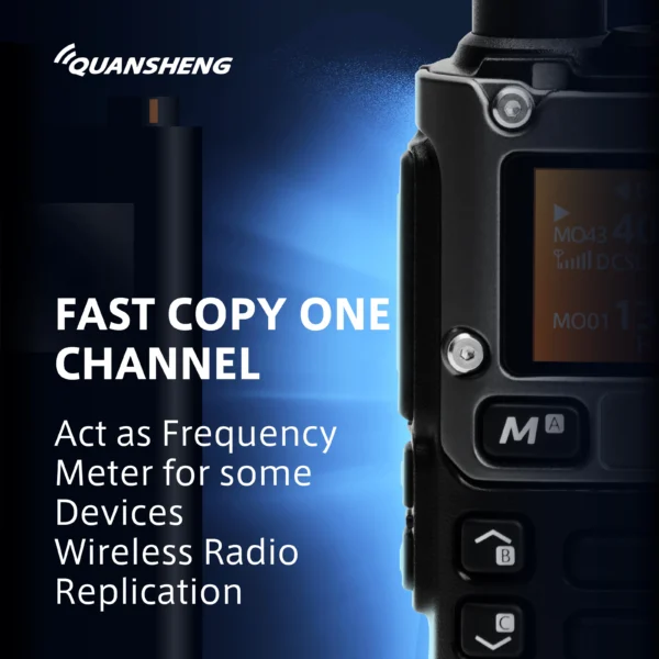 Quansheng UVK58 Dual Band 5W Walkie Talkie Two Way Radio UVK6 - Image 3
