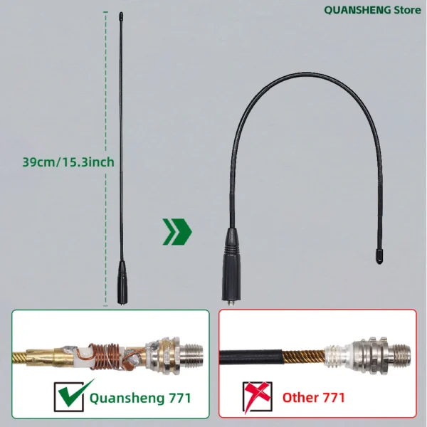 Quansheng UV K5 9 Walkie Talkie Two Way Radio Long Range Transceiver Wireless Set Ham Amateur Receiver with AM FM Communication - Image 2